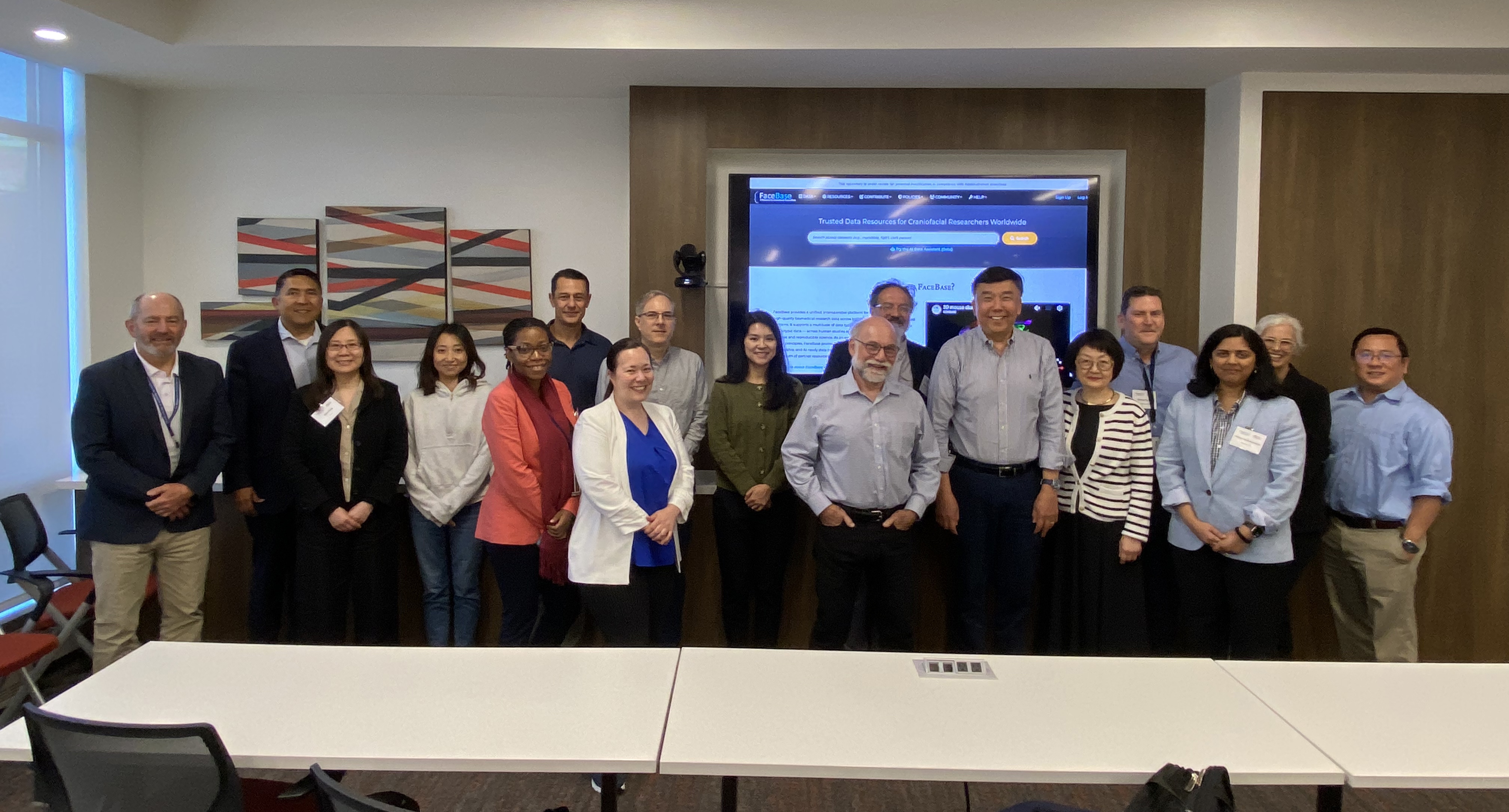 Photo of the FaceBase team and NIDCR/NIDCD program staff at the FaceBase Forum in Arlington, VA